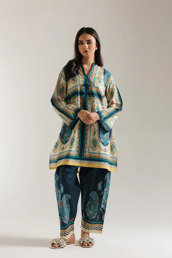 Ethnc - E6108-102-618 2 Piece Lawn Suit