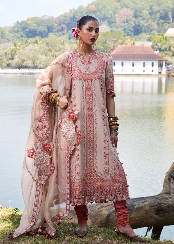 Hussain Rehar - D-662 Mari 3 Piece Embroidered Lawn