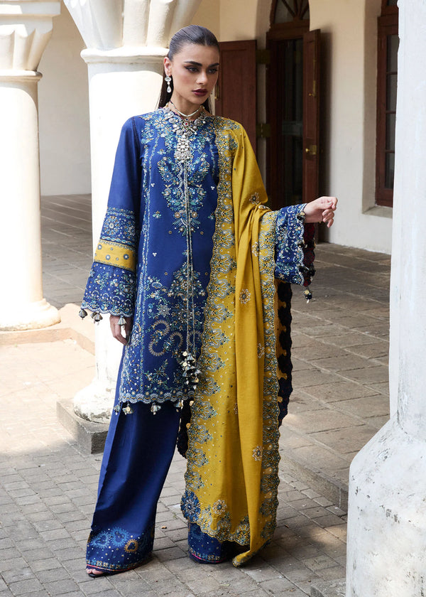 Hussain Rehar - D-671 Riviera 3 Piece Embroidered Lawn