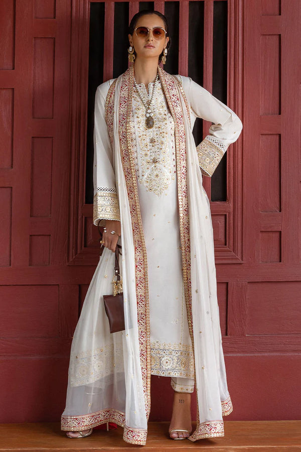 Mushq - Hemline-Elnaz Three Piece Raw Silk Suit