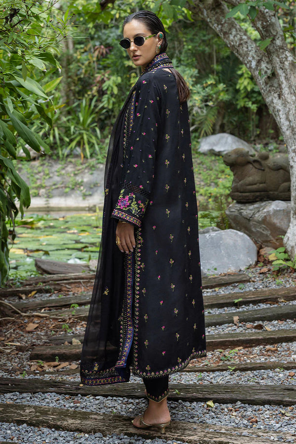 Mushq - Hemline-Onyxa Three Piece Raw Silk Suit