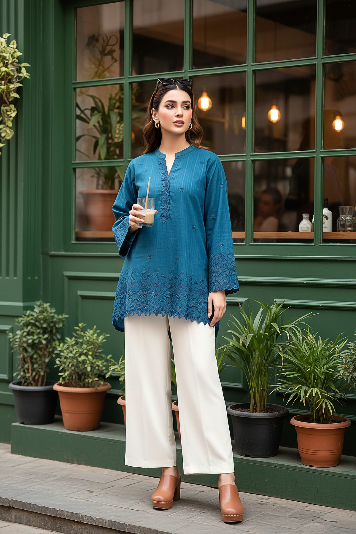 LSM -LG-IZ-0530 One Piece Cotton Lawn