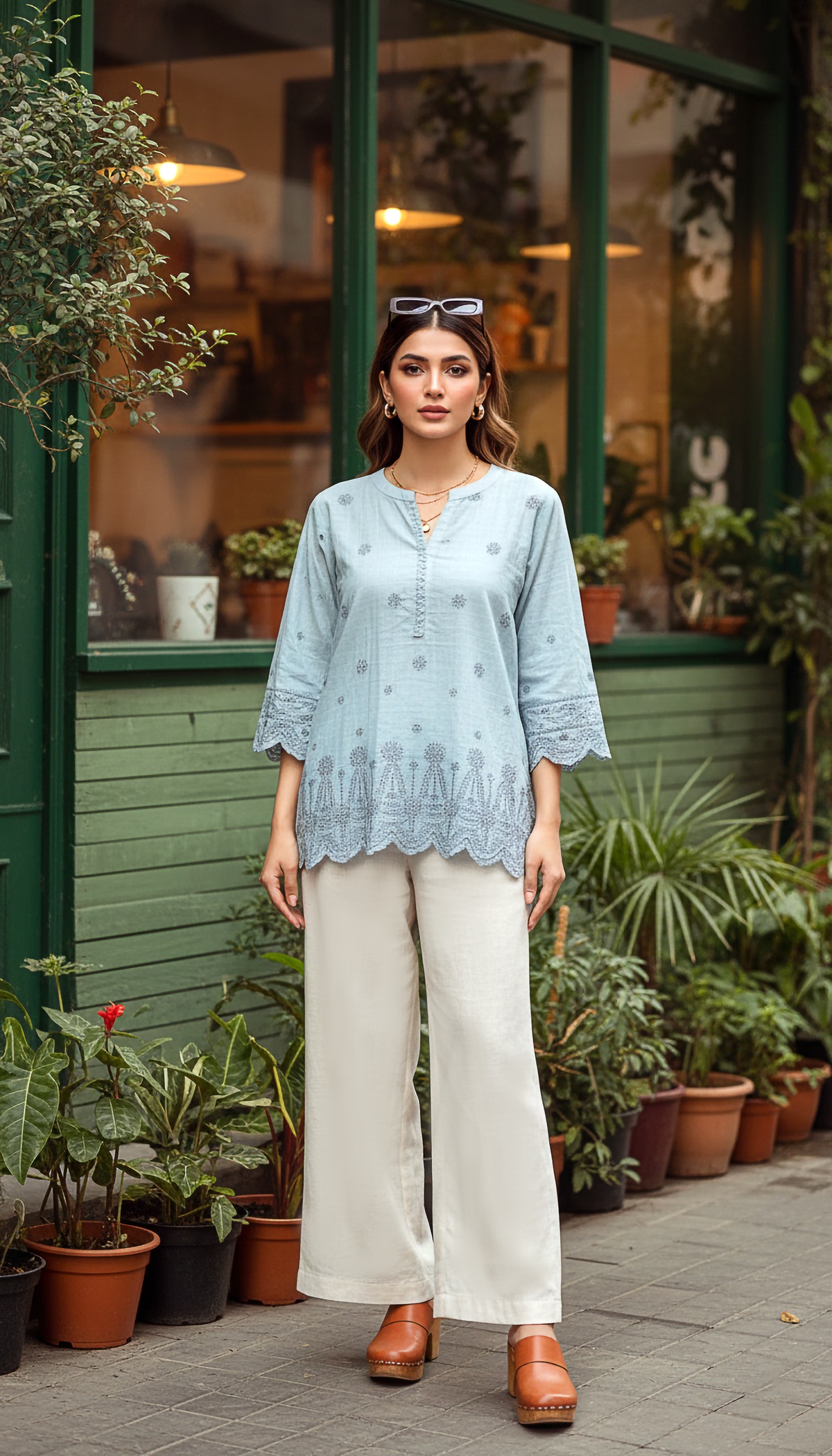 LSM -LG-IZ-0529 One Piece Cotton Lawn