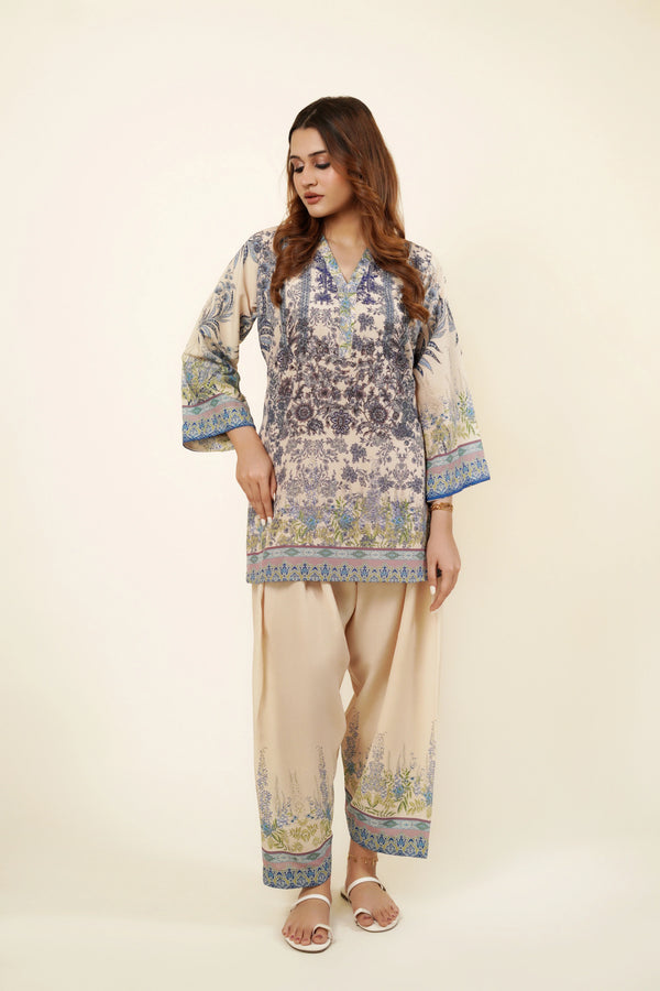 Ak by Amna Khan - Qirat Two Piece Polly Cambric