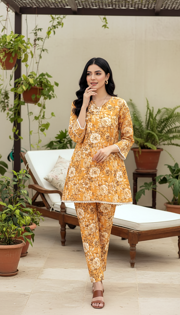 LSM -LG-IZ-0454 Two Piece Poly Cambric