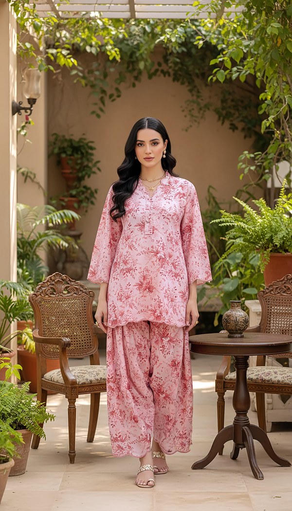 LSM -LG-RL-0293 Two Piece Poly Cambric