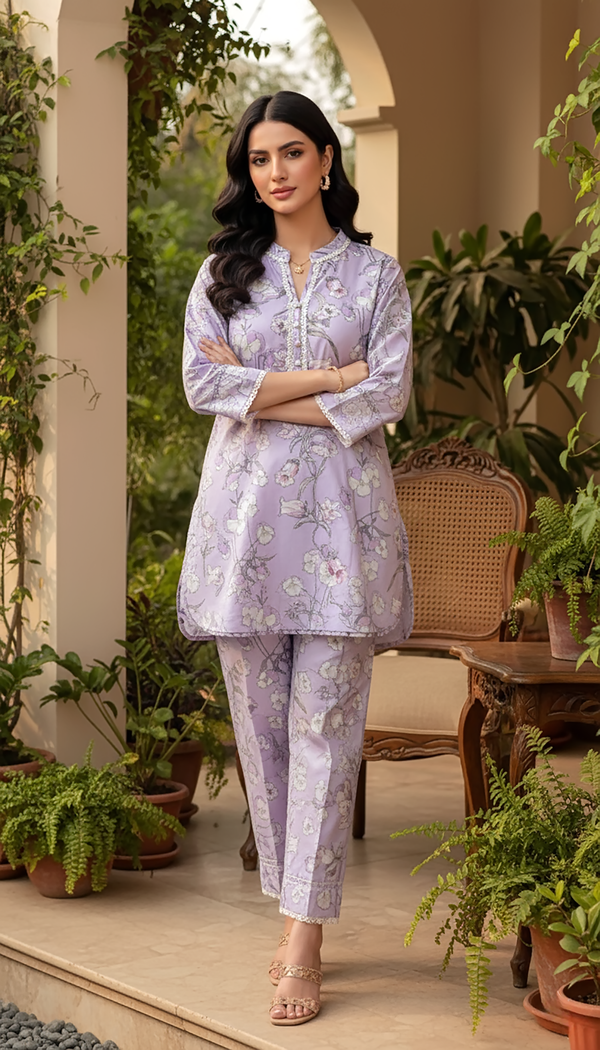 LSM -LG-RL-0292 Two Piece Poly Cambric