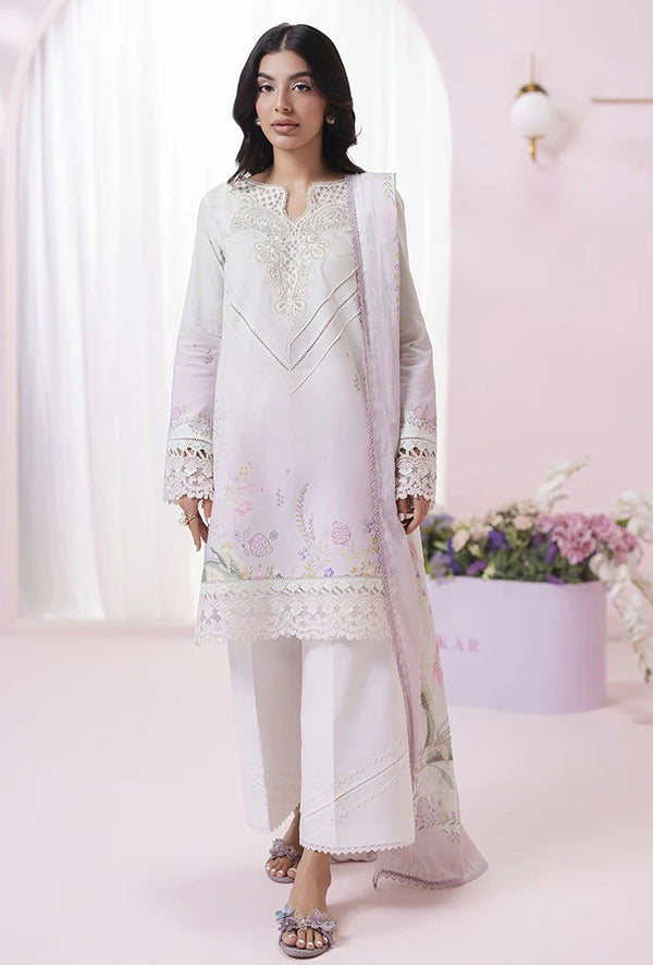 Qalamkar - EM-01A Ivy 3 Piece Lawn