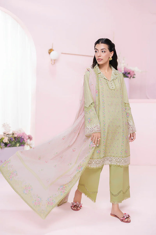 Qalamkar - EM-07A Xena 3 Piece Lawn