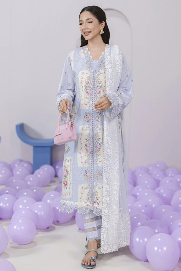Qalamkar - EM-02A Esme 3 Piece Lawn