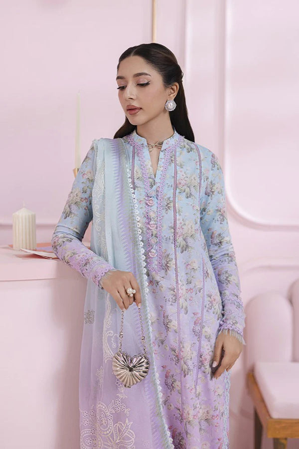 Qalamkar - EM-08B Vera 3 Piece Lawn