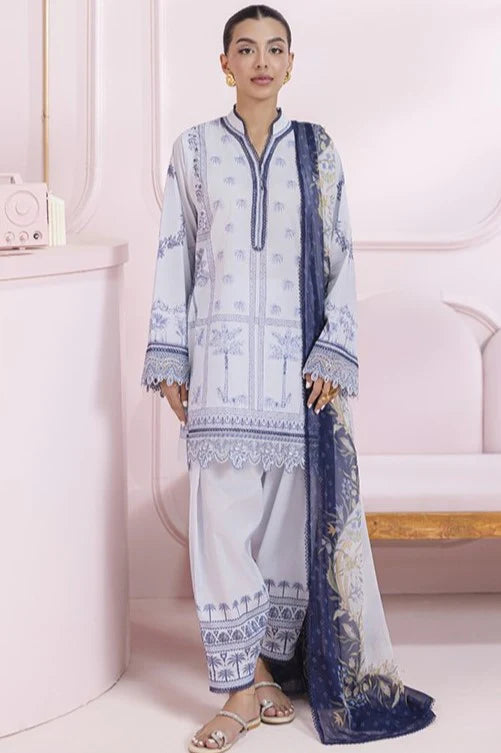 Qalamkar - EM-06A Sage 3 Piece Lawn