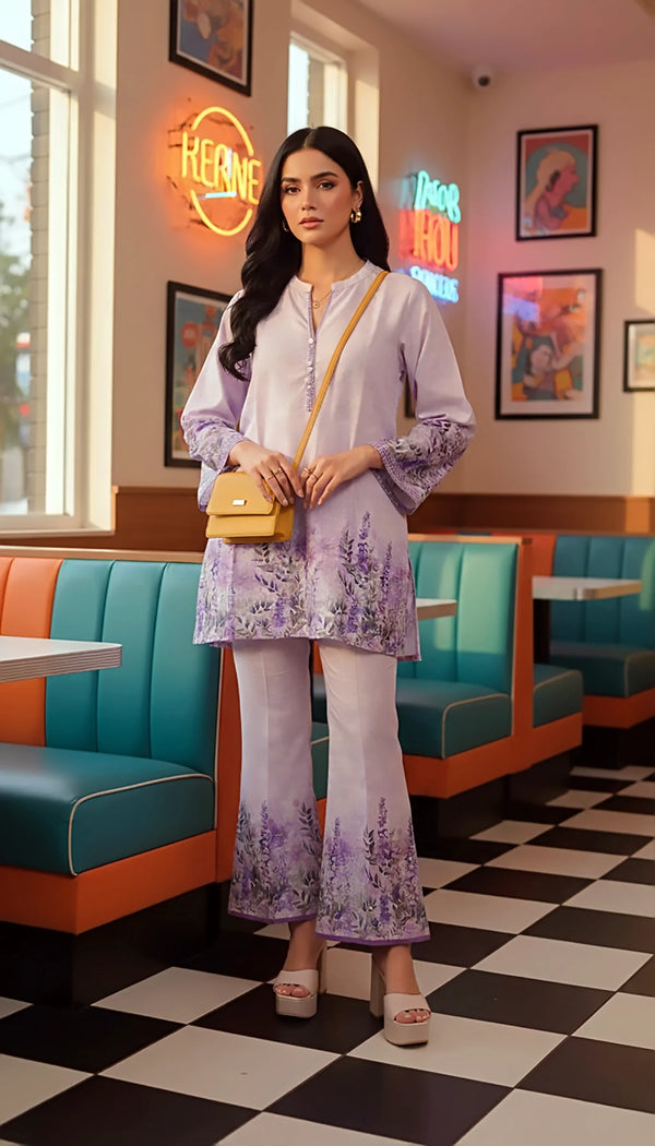 LSM -LG-RL-0135 Two Piece Poly Cambric