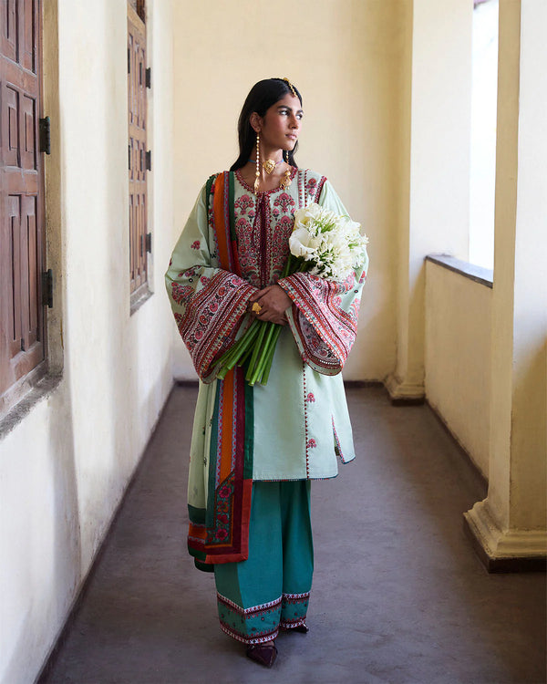 Hussain Rehar - Rupal 03 Piece Embroidered Cotton