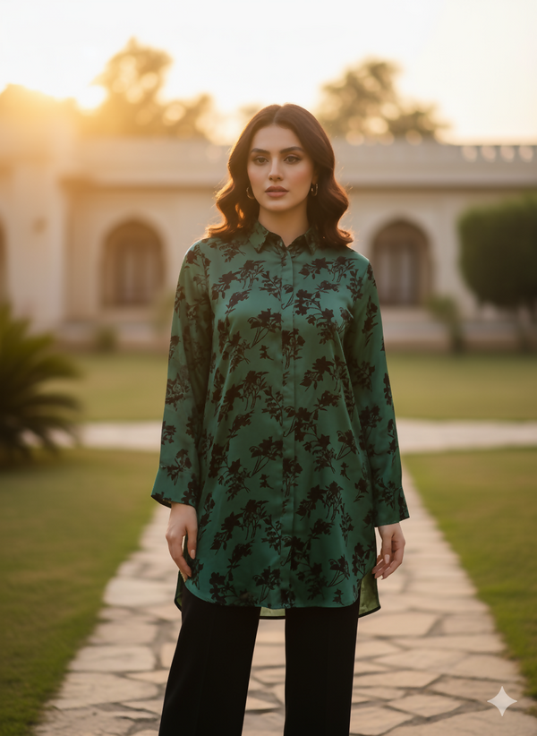SOBIA SALMAN-SHAMOZ SILK SHIRT- 07