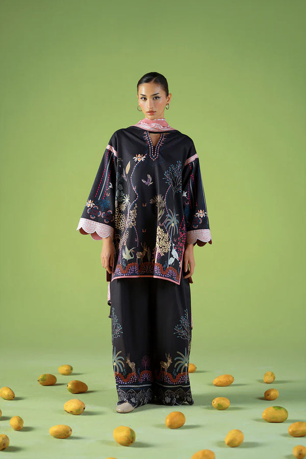 Saira Rizwan - City Bloom Three Piece Printed Cambric