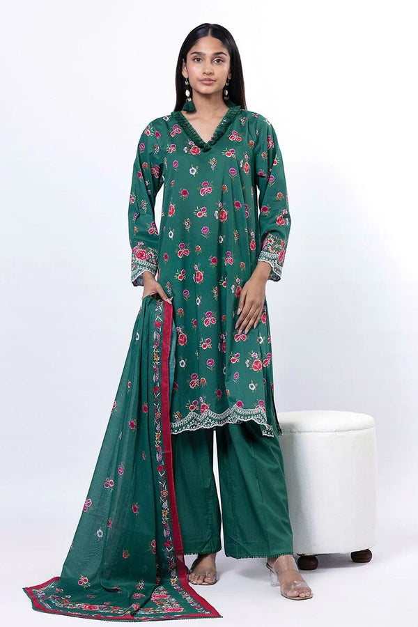 Khaadi - SS2131A Three Piece Printed Lawn Suit