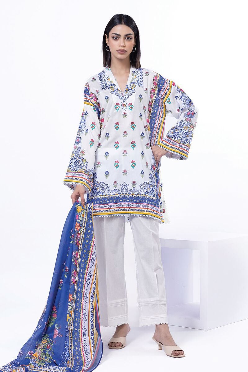 Khaadi - SS2161A Three Piece Printed Lawn Suit