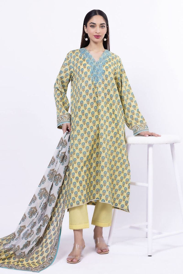 Khaadi - SS2209A Three Piece Lawn Suit
