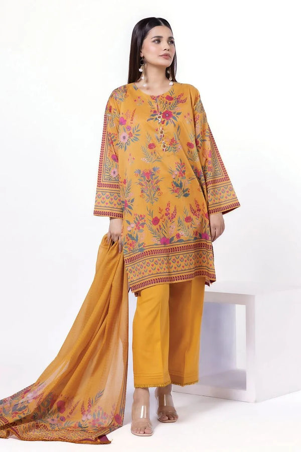Khaadi - SS2233C Three Piece Printed Lawn Suit