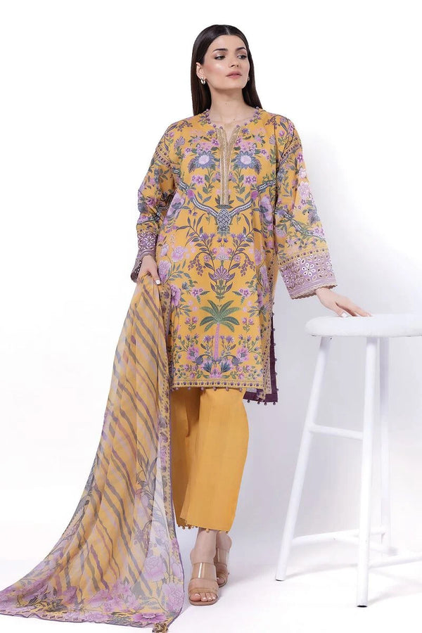 Khaadi - SS302C Three Piece Lawn Suit