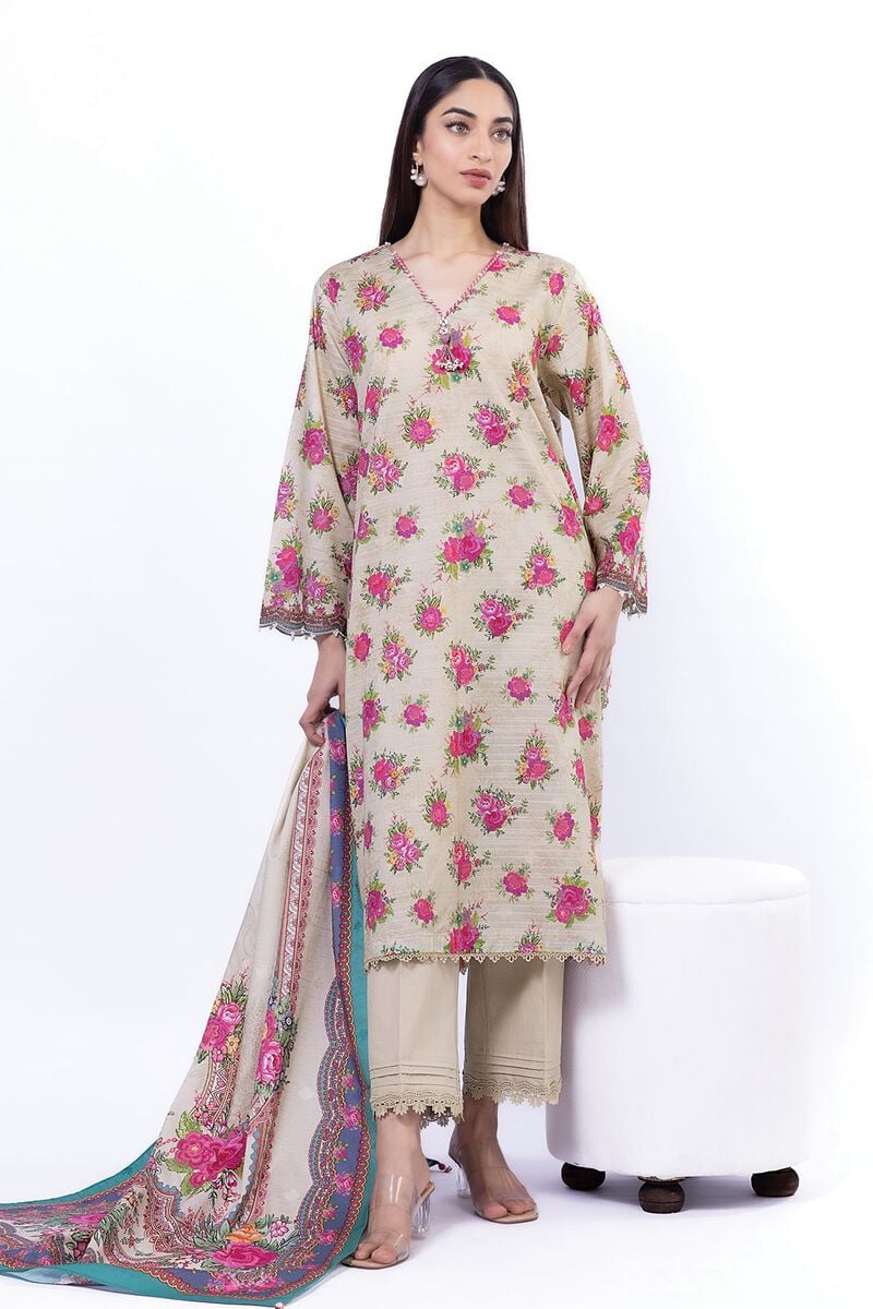 Khaadi - SS712A Three Piece Printed Lawn Suit