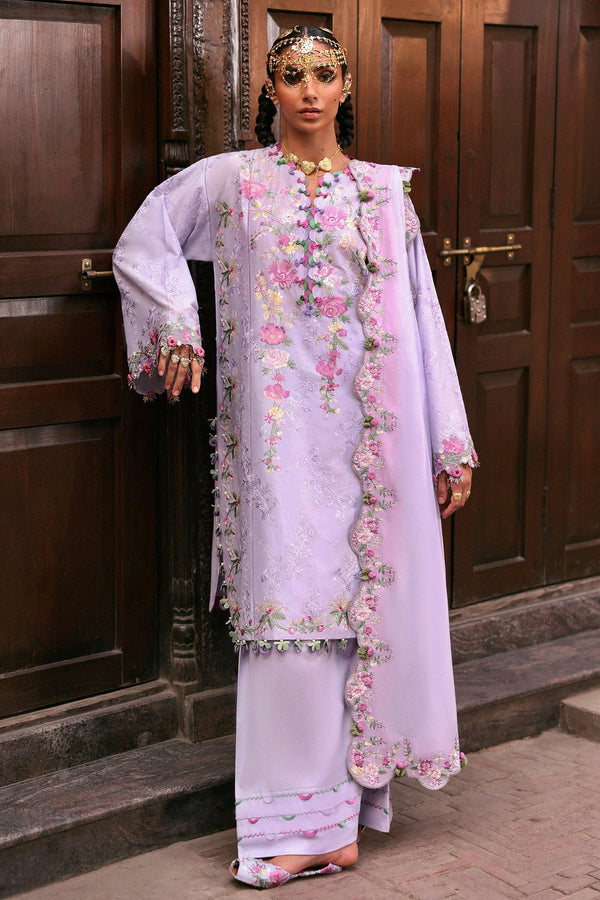 Zaha - ZF-25-04 Nilofer 3 Piece Embroidered Lawn