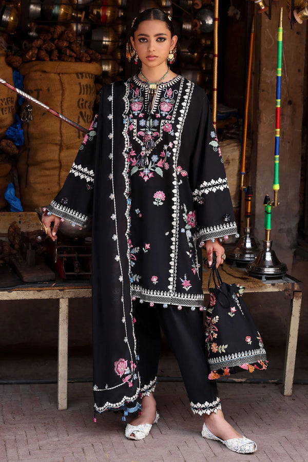 Zaha - ZF-25-07 Zeenat 3 Piece Embroidered Lawn
