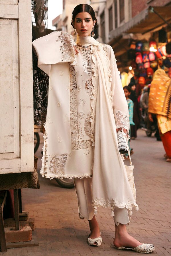 Zaha - ZF-25-02 Gulbahar 3 Piece Embroidered Lawn