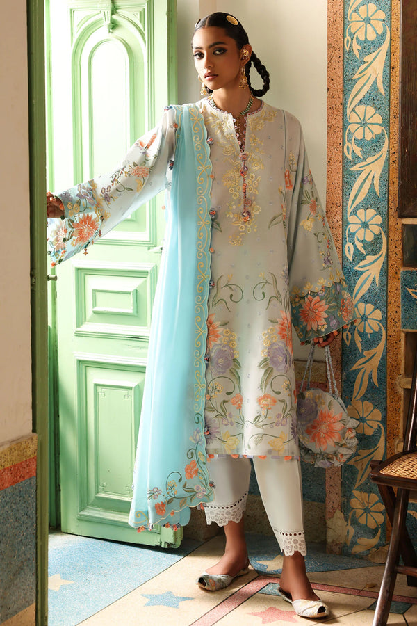 Zaha - ZF-25-03 Shehrbano 3 Piece Embroidered Lawn