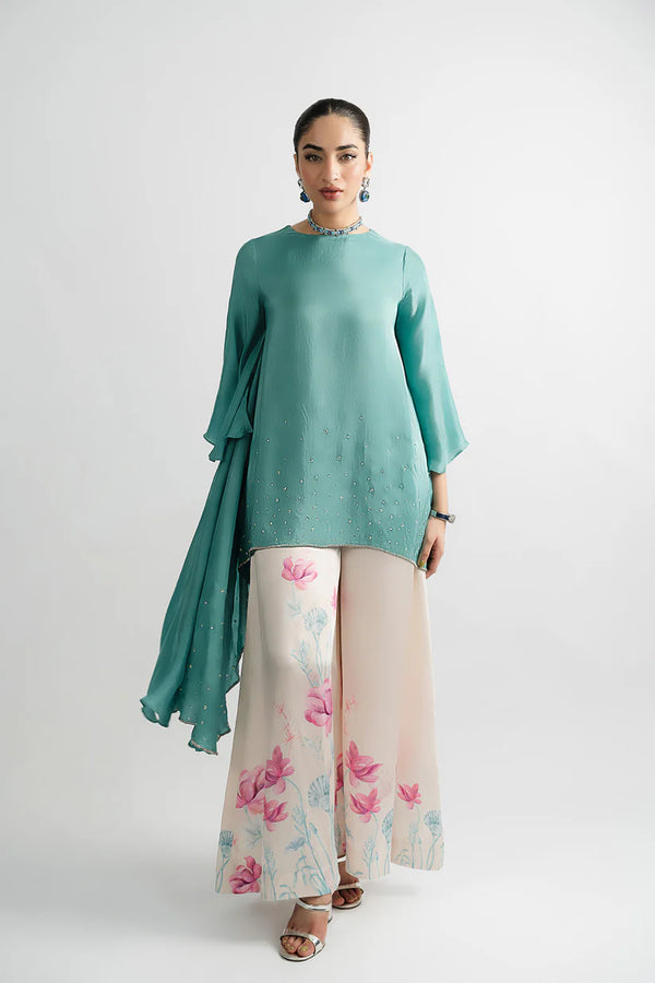 Lulusar - Irga Asymmetrical Two Piece Soft Silk