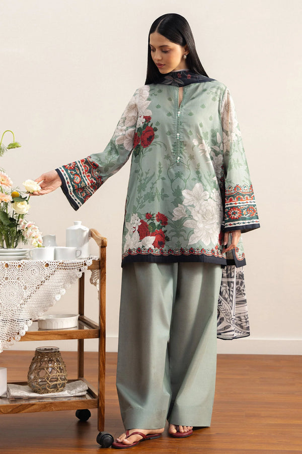 zara shahjahan green dress Zara Shahjahan Nizam Eid Luxury Lawn – Sara Clothes main image 0