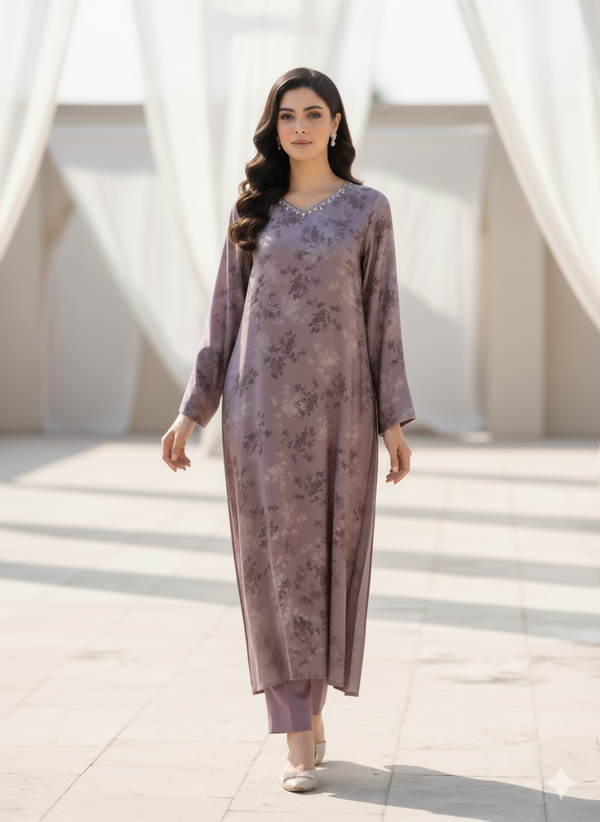 SOBIA SALMAN-SHAMOZ SILK SHIRT- 06