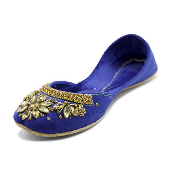 Maharani - Navy Blue Jutti
