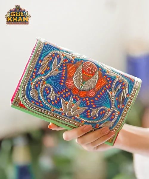 Gul Khan Clutch (Blue)
