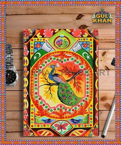 Gul Khan Soft Cover Note Books Peacock