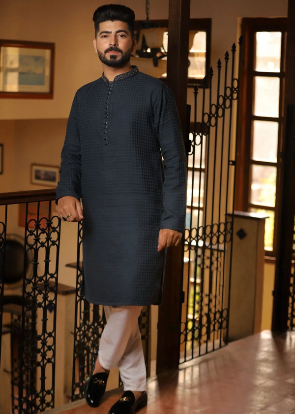 Grey Shadow kurta