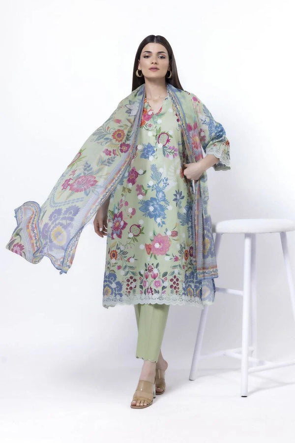Khaadi - SS307A Three Piece Printed Lawn Suit