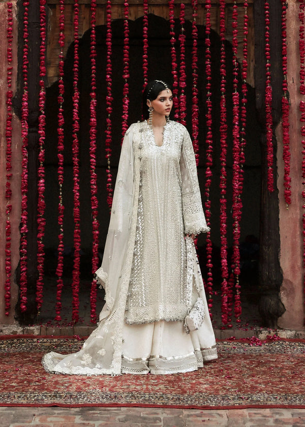 Hussain Rehar - D-749 - Sitara Three Piece Embroidered Organza